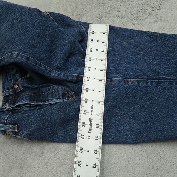 Levi's 501 Jeans Women's Size 26 Blue Mid-Rise Straight Denim 29" Inseam - Picture 7 of 16